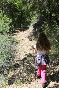 Maile on Historic Bluff Creek Trail