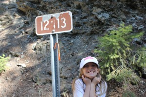 Maile at the 12n13 sign